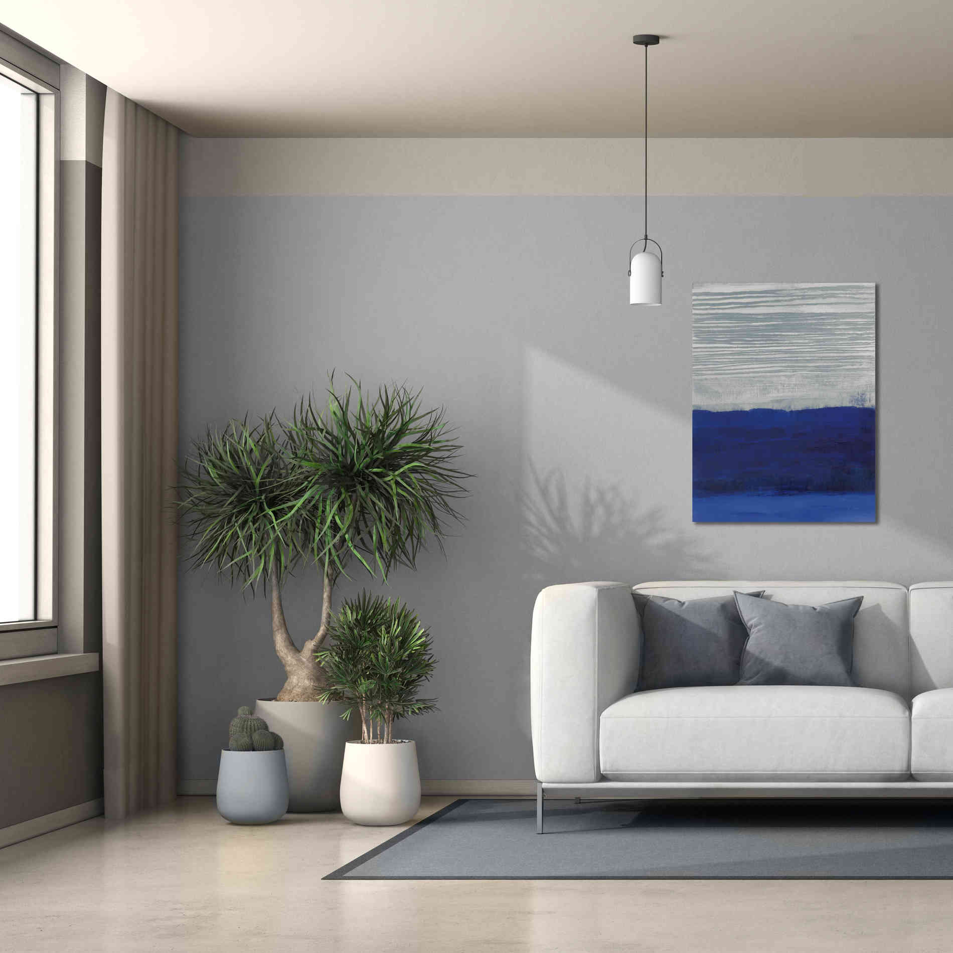 'Gray Haze' by Jo Maye, Canvas Wall Art,26 x 34