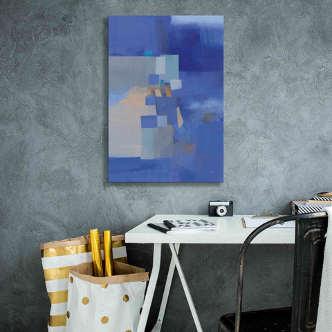 Image of 'Blue Dawn' by Jo Maye, Canvas Wall Art,18 x 26