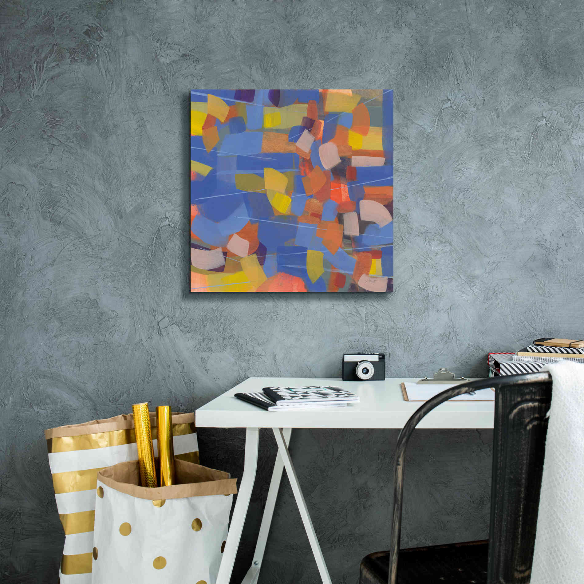 'Intensity' by Jo Maye, Canvas Wall Art,18 x 18