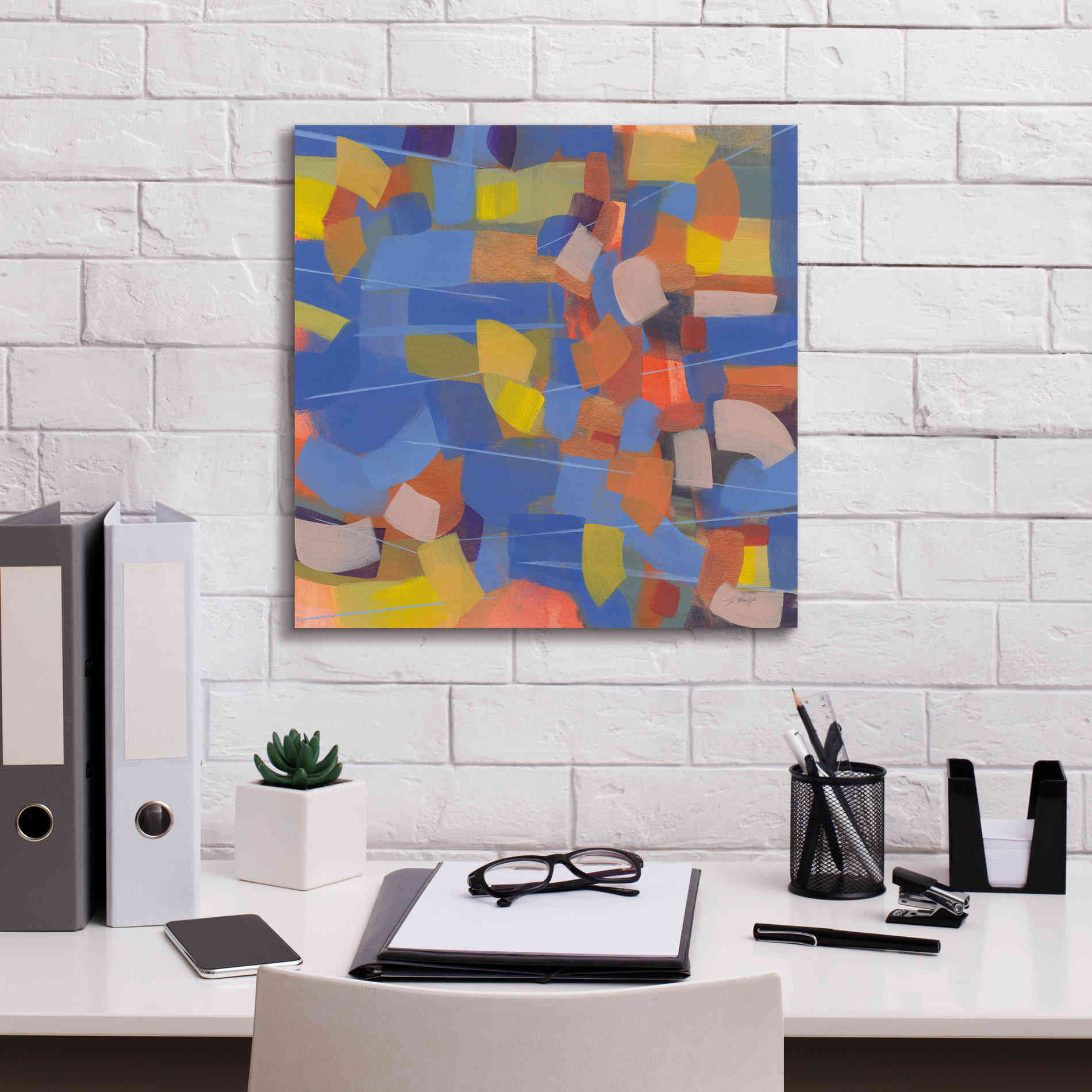 'Intensity' by Jo Maye, Canvas Wall Art,18 x 18