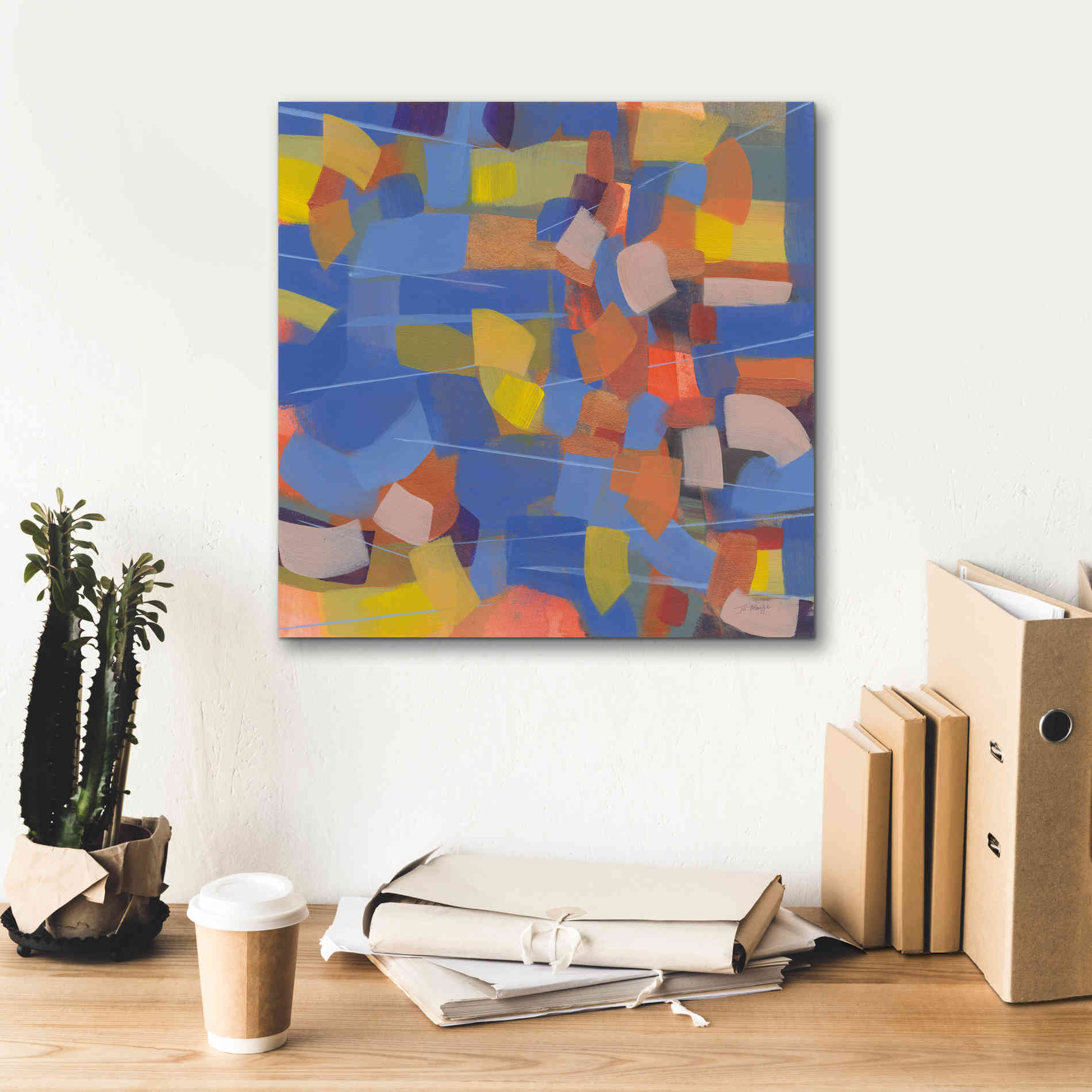 'Intensity' by Jo Maye, Canvas Wall Art,18 x 18
