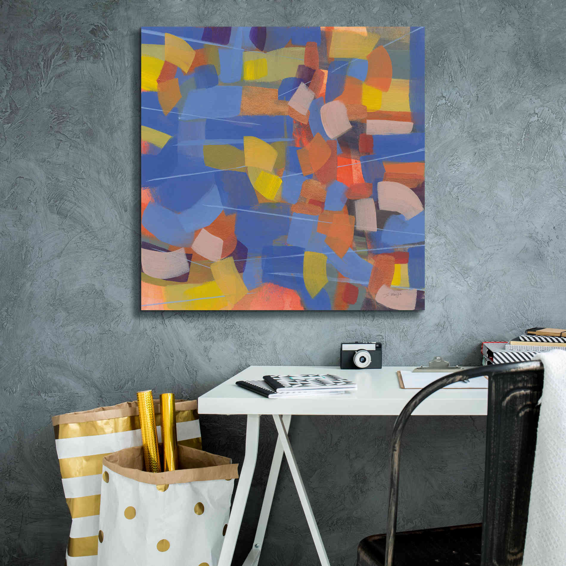 'Intensity' by Jo Maye, Canvas Wall Art,26 x 26
