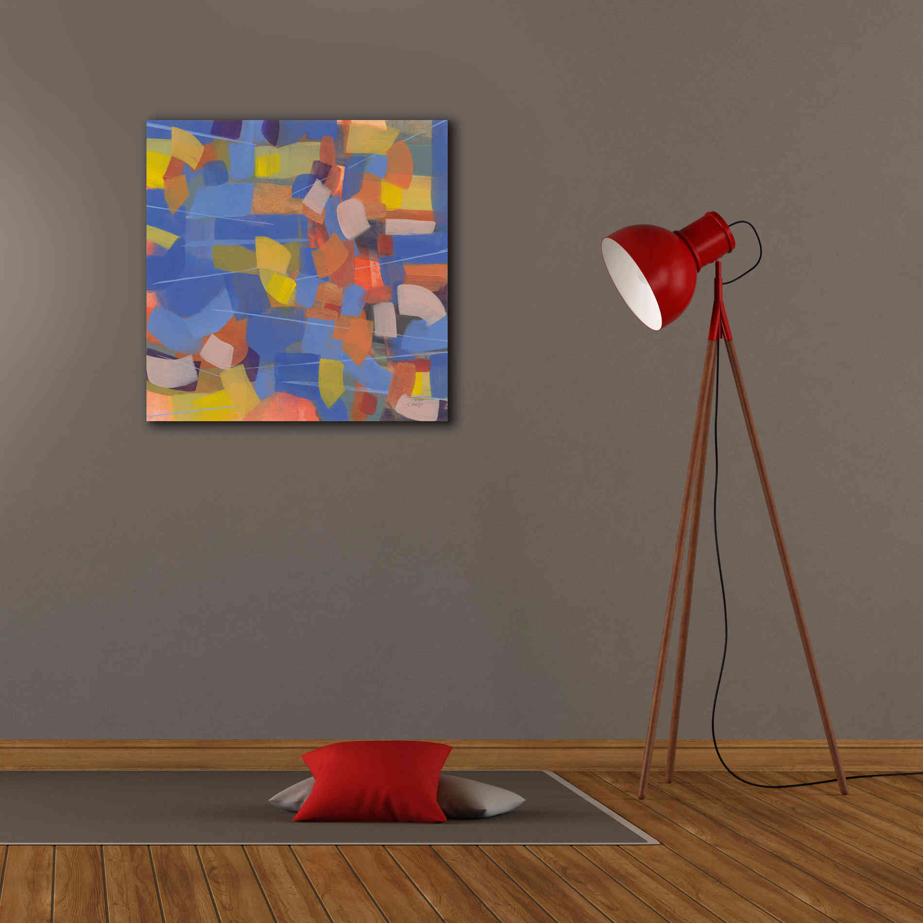 'Intensity' by Jo Maye, Canvas Wall Art,26 x 26