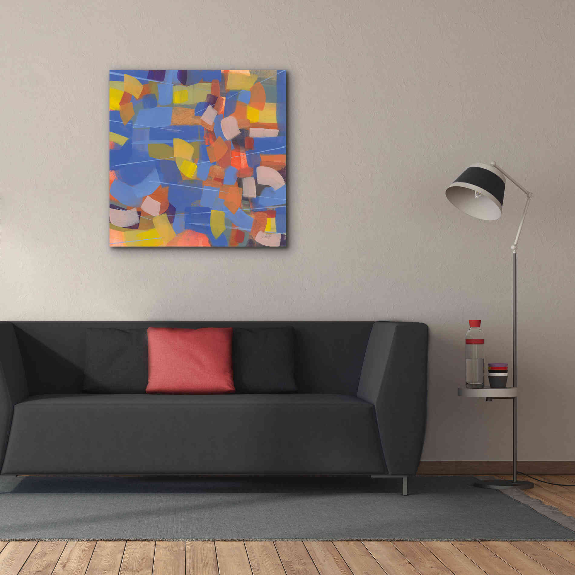 'Intensity' by Jo Maye, Canvas Wall Art,37 x 37