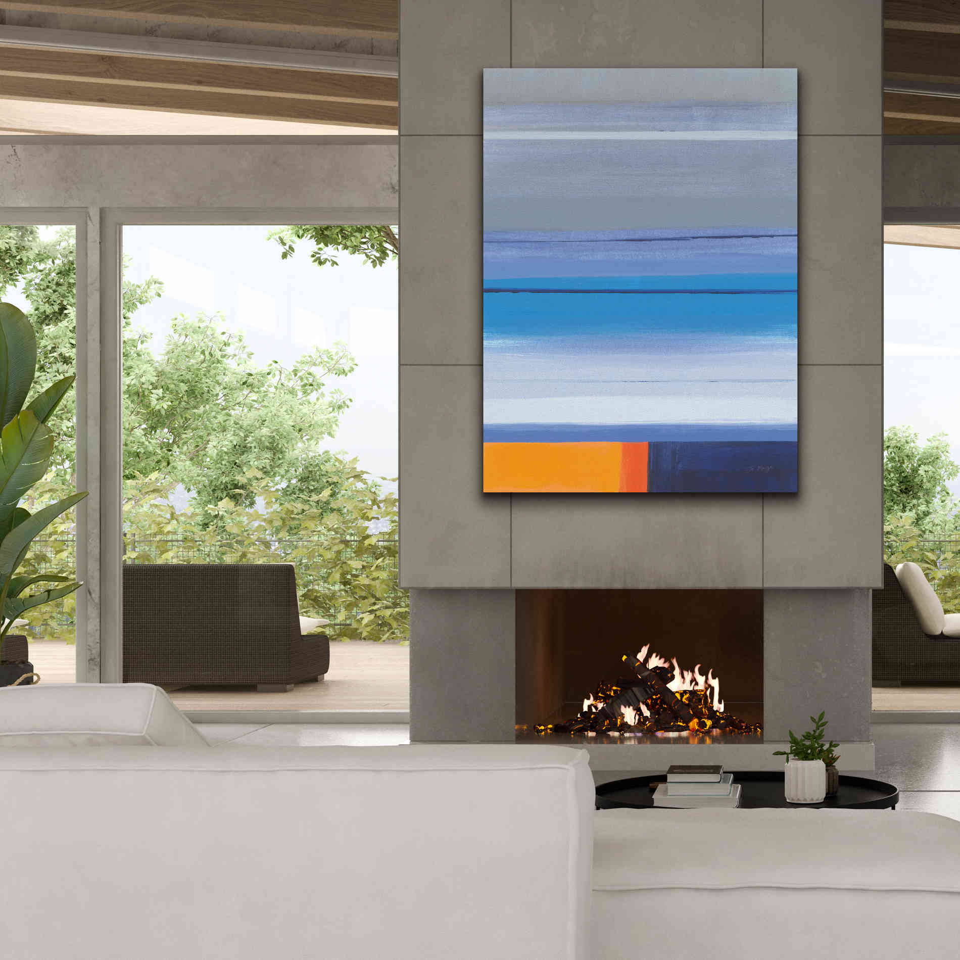 'Sight Lines' by Jo Maye, Canvas Wall Art,40 x 54