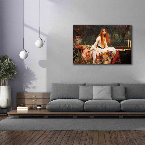 Image of 'The Lady of Shalott' by John William Waterhouse, Canvas Wall Art,60 x 40