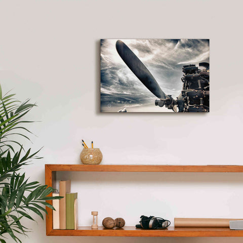 Image of 'Aero Maquina' by Nathan Larson, Canvas Wall Art,18 x 12