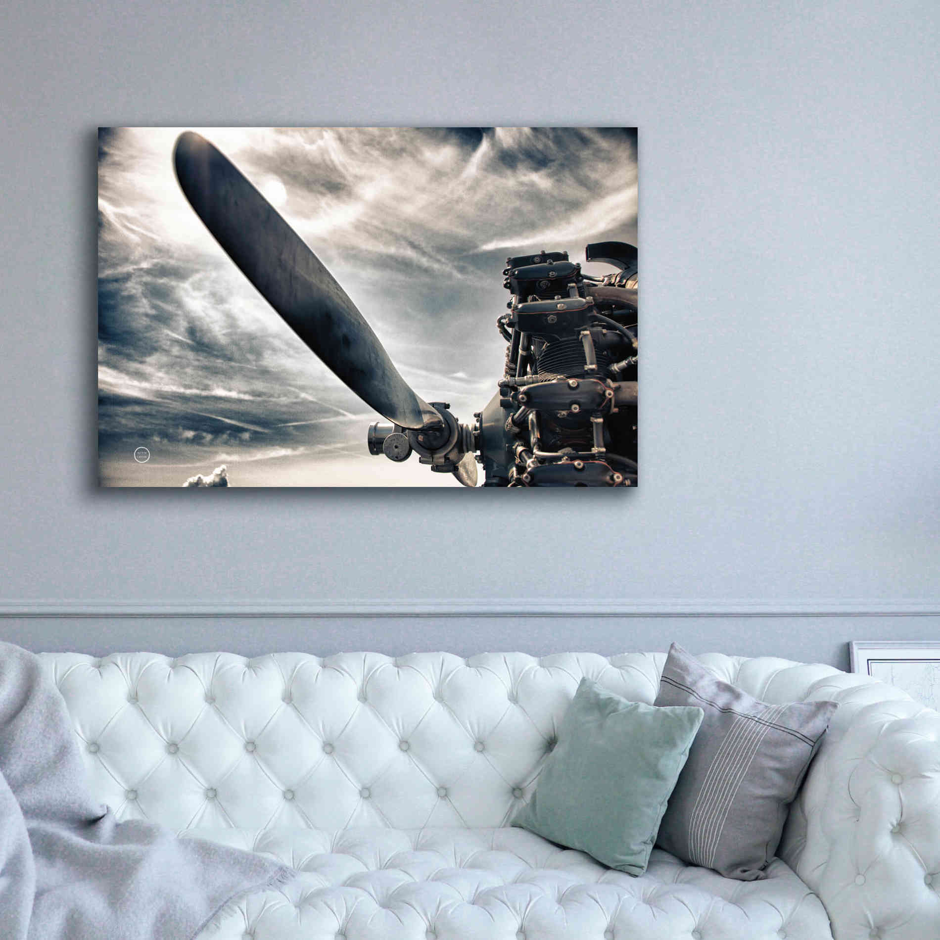 'Aero Maquina' by Nathan Larson, Canvas Wall Art,60 x 40