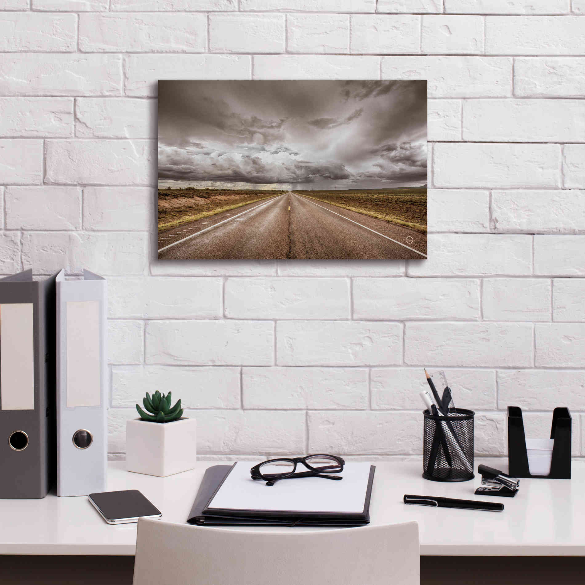 'Into The Storm' by Nathan Larson, Canvas Wall Art,18x12