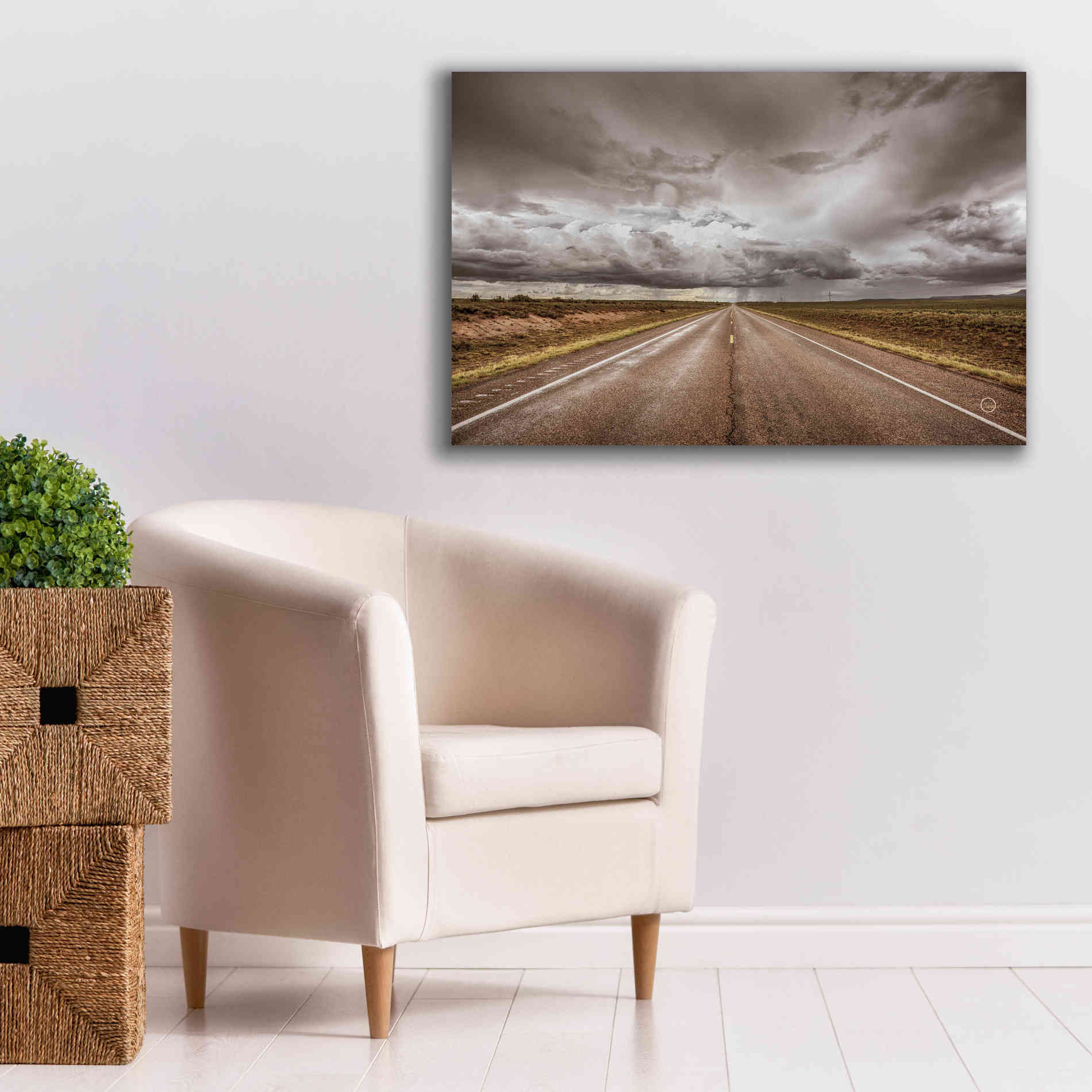 'Into The Storm' by Nathan Larson, Canvas Wall Art,40x26