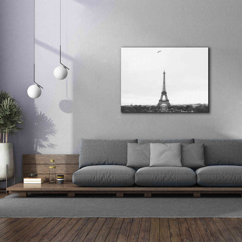 Image of 'A Birds View of Paris' by Nathan Larson, Canvas Wall Art,54 x 40