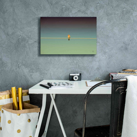 Image of 'Waiting' by Nathan Larson, Canvas Wall Art,18 x 12