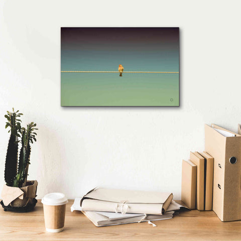 Image of 'Waiting' by Nathan Larson, Canvas Wall Art,18 x 12