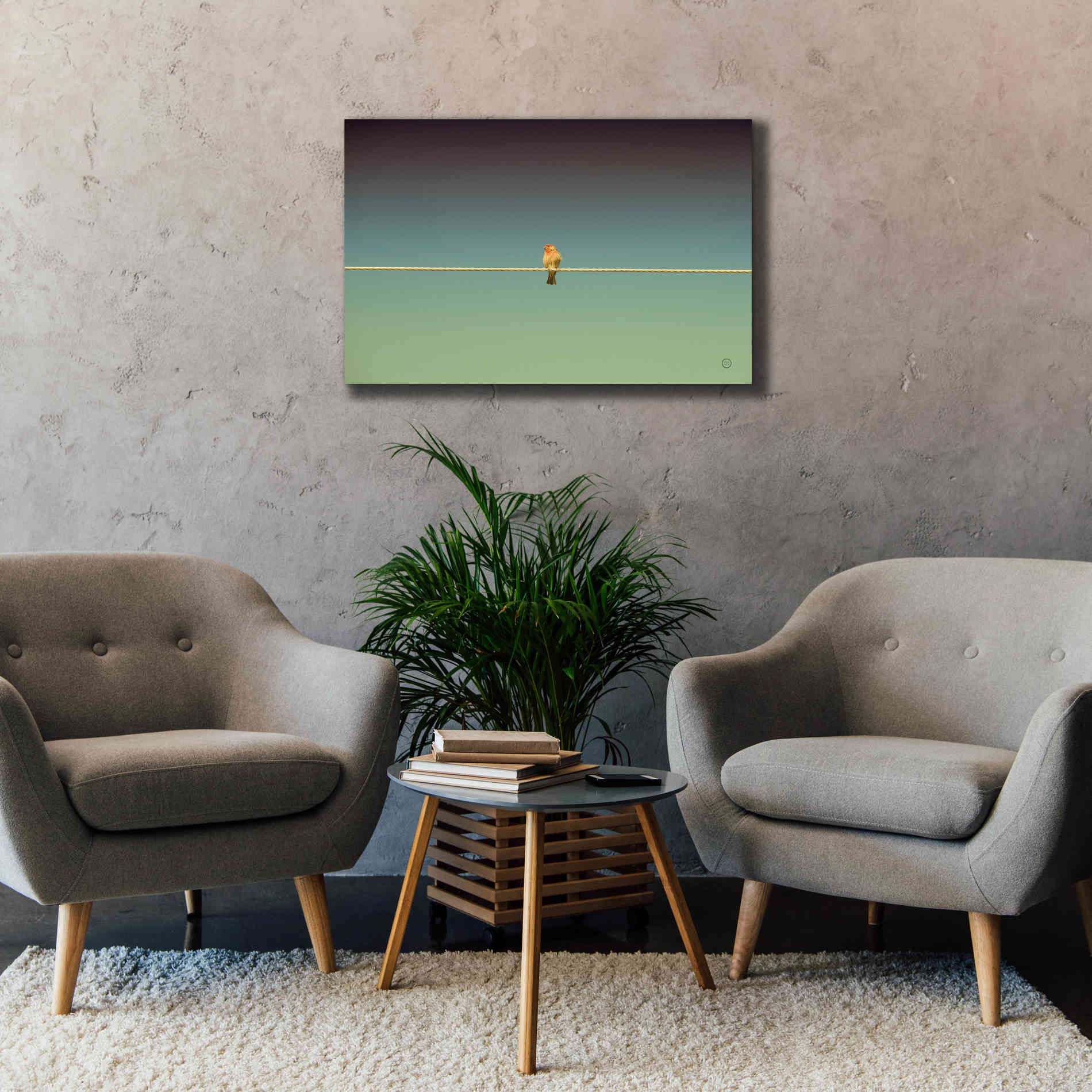 'Waiting' by Nathan Larson, Canvas Wall Art,40 x 26