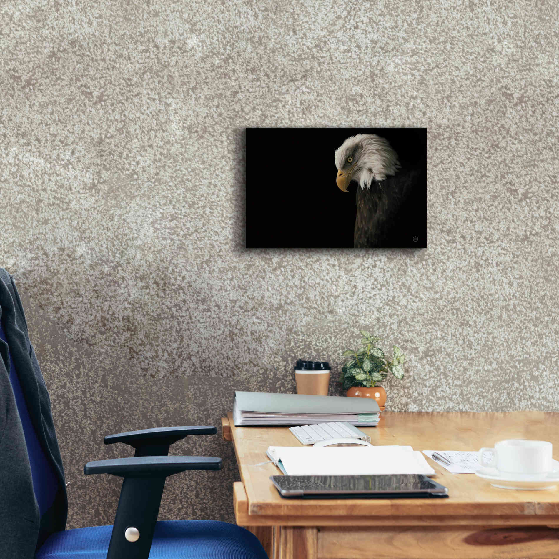 'Eagle Bow' by Nathan Larson, Canvas Wall Art,18 x 12