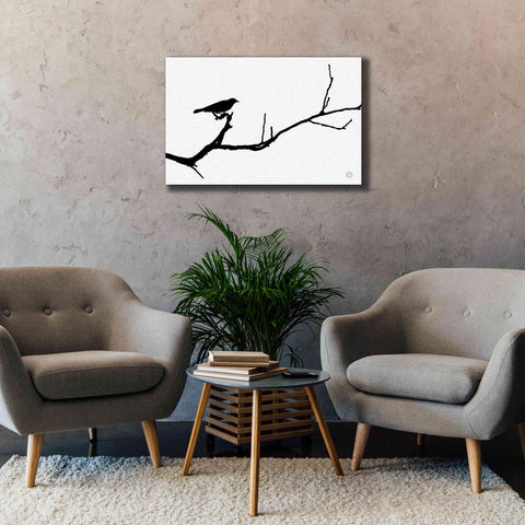 Image of 'Bird Silhouette' by Nathan Larson, Canvas Wall Art,40 x 26
