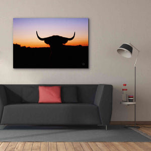 'Bull Set' by Nathan Larson, Canvas Wall Art,60 x 40