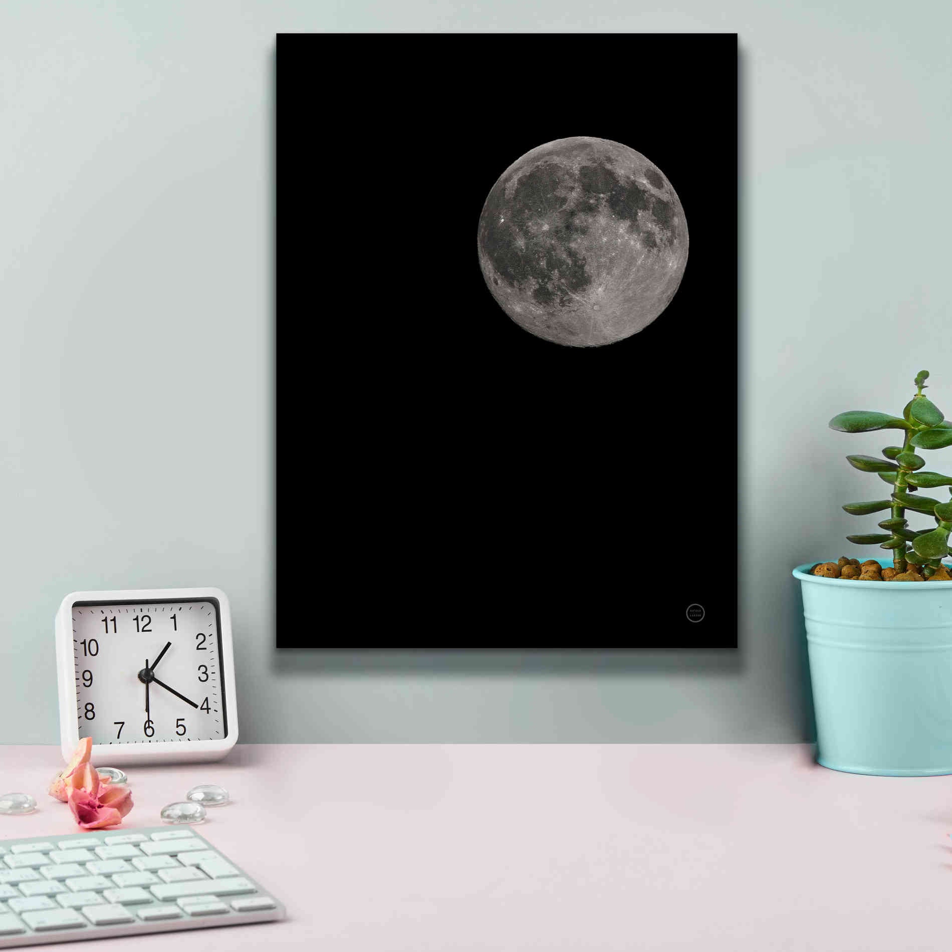 'Moon Detail I' by Nathan Larson, Canvas Wall Art,12 x 16