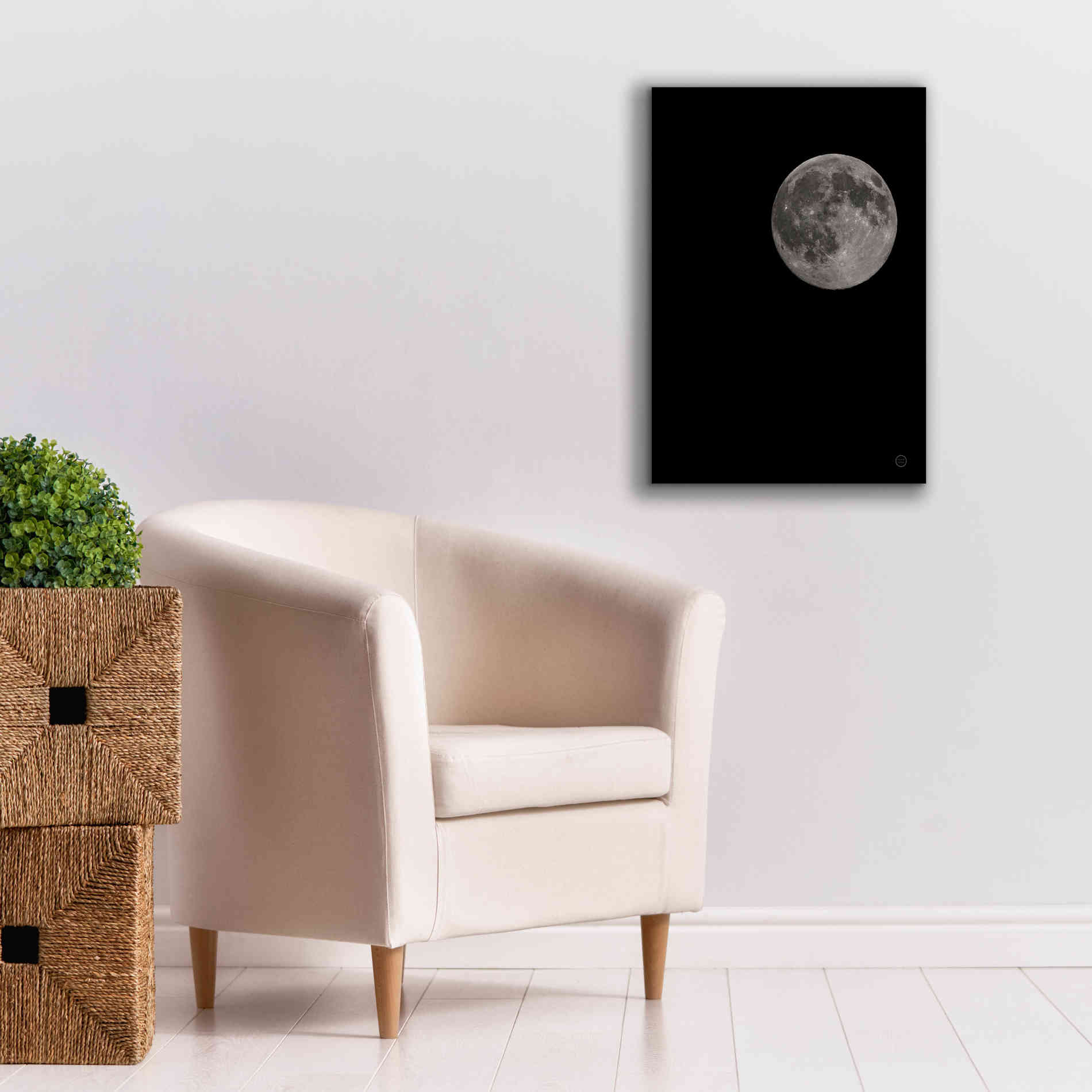 'Moon Detail I' by Nathan Larson, Canvas Wall Art,18 x 26