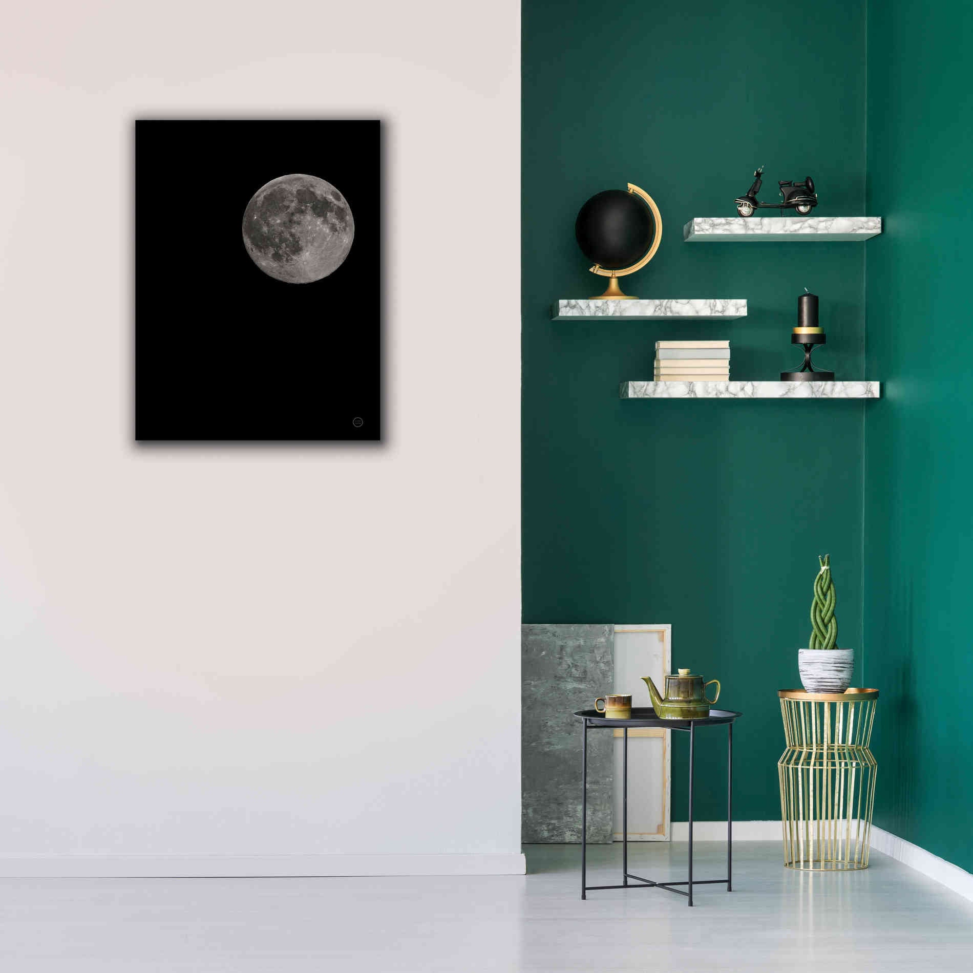 'Moon Detail I' by Nathan Larson, Canvas Wall Art,26 x 34