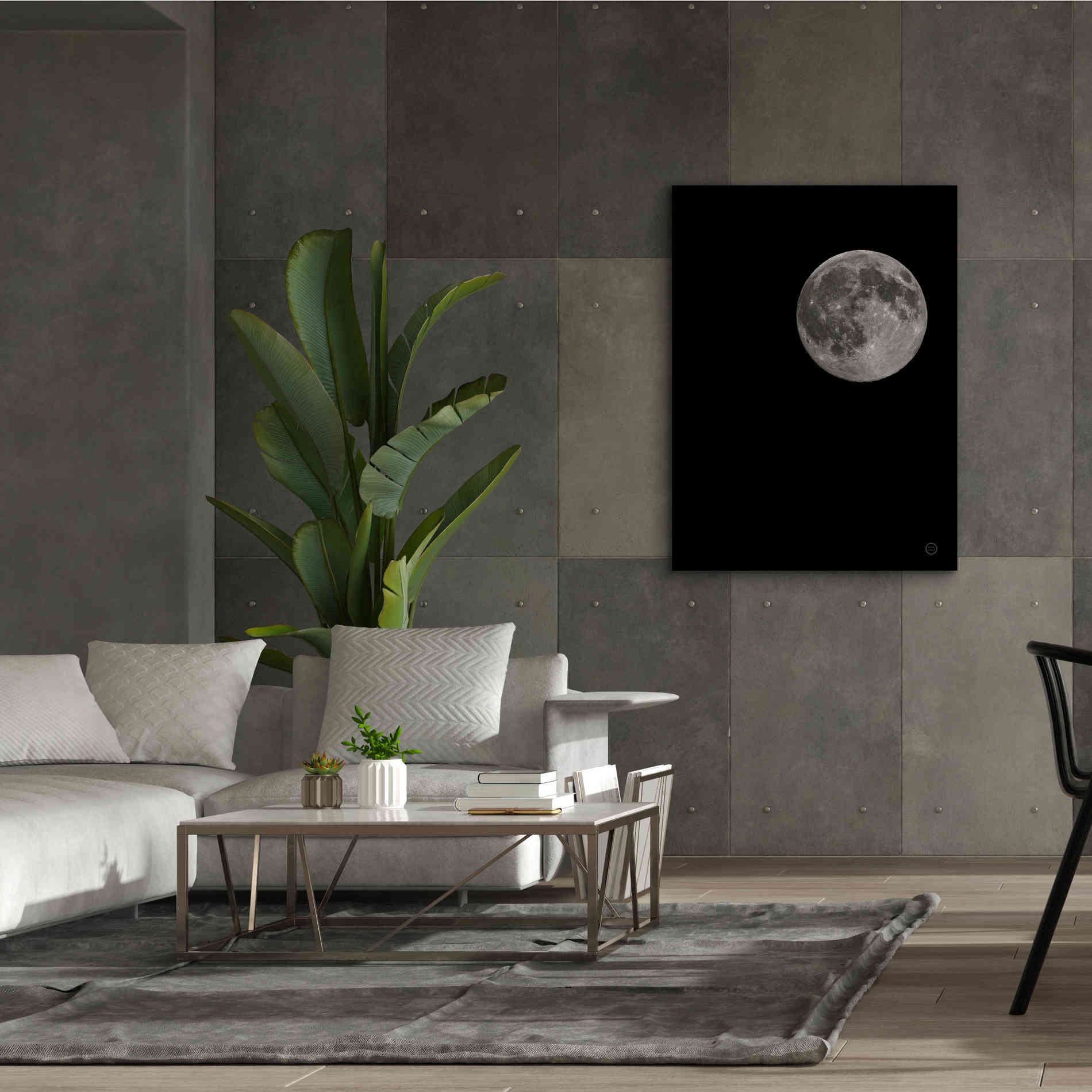 'Moon Detail I' by Nathan Larson, Canvas Wall Art,40 x 54
