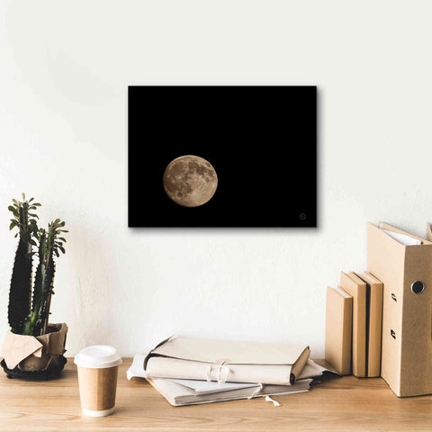 Image of 'Moon Detail II' by Nathan Larson, Canvas Wall Art,16 x 12
