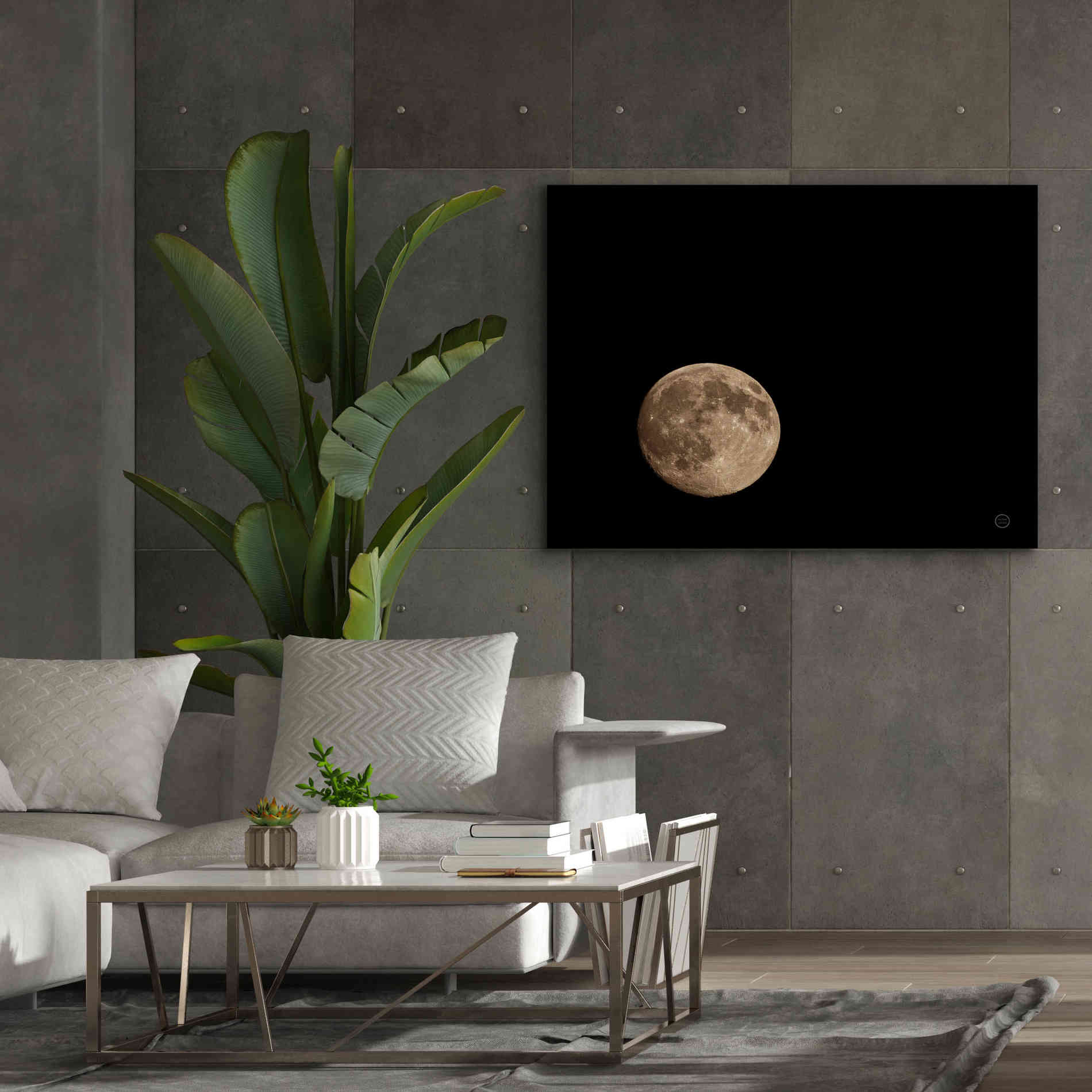 'Moon Detail II' by Nathan Larson, Canvas Wall Art,54 x 40