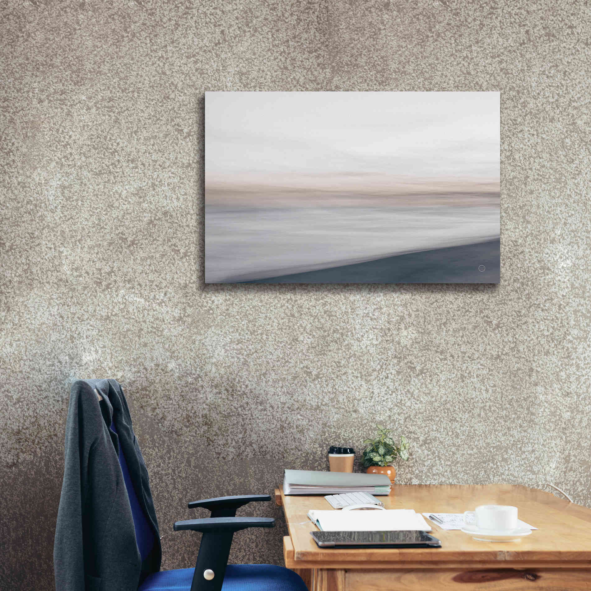 'Waves Move Me I' by Nathan Larson, Canvas Wall Art,40 x 26