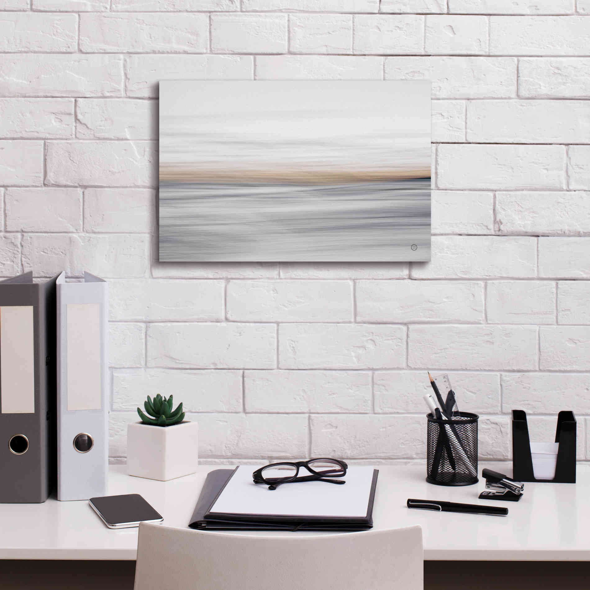 'Waves Move Me II' by Nathan Larson, Canvas Wall Art,18 x 12