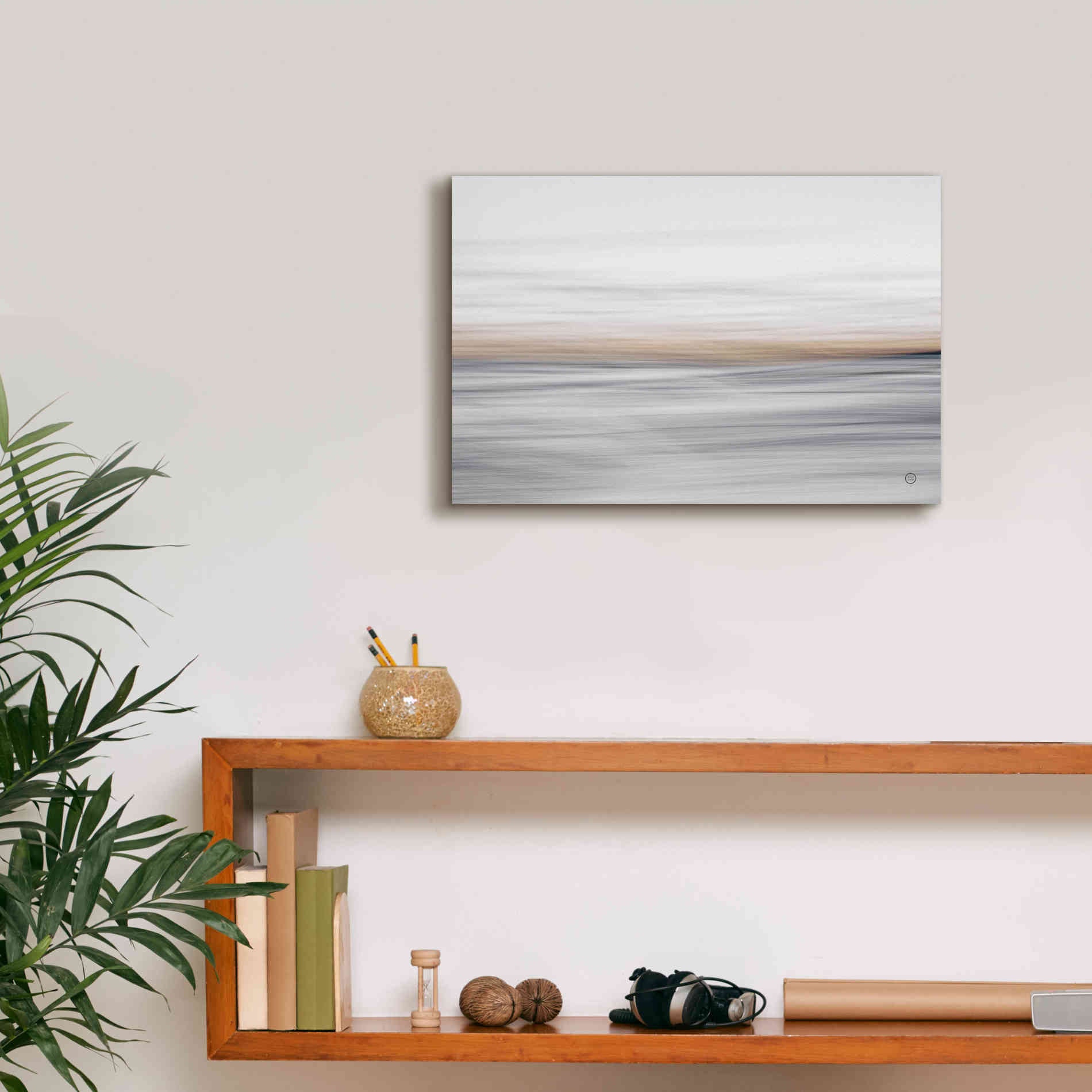 'Waves Move Me II' by Nathan Larson, Canvas Wall Art,18 x 12