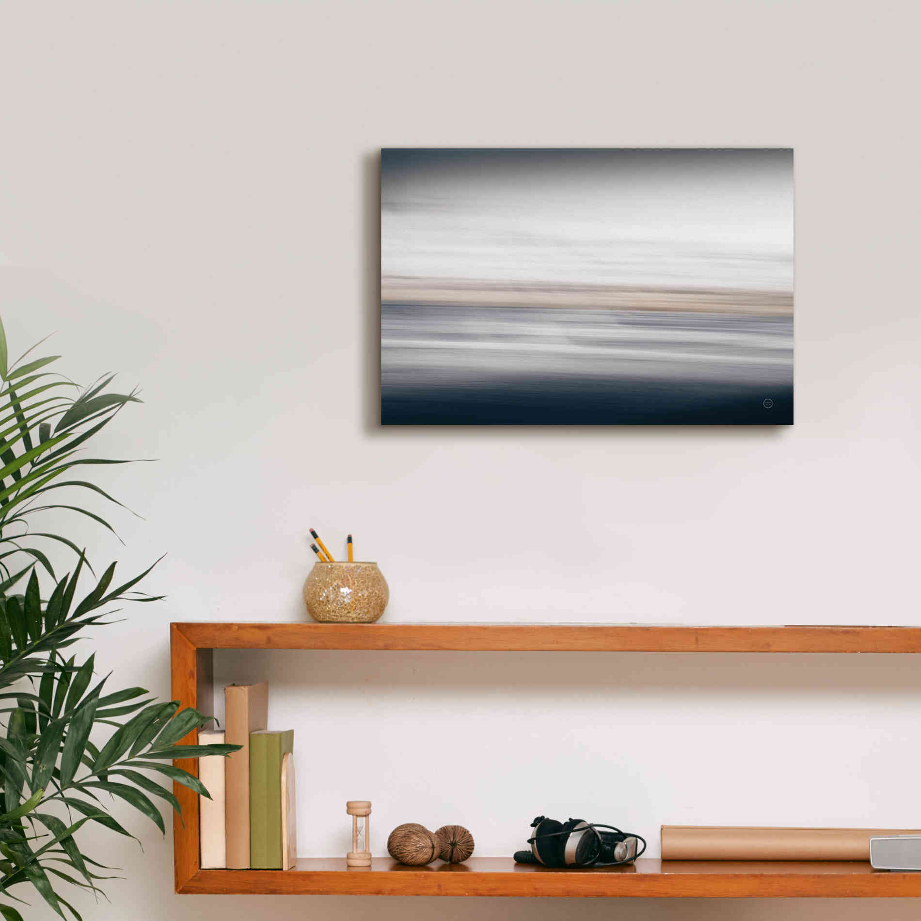 'Waves Move Me IV' by Nathan Larson, Canvas Wall Art,18 x 12