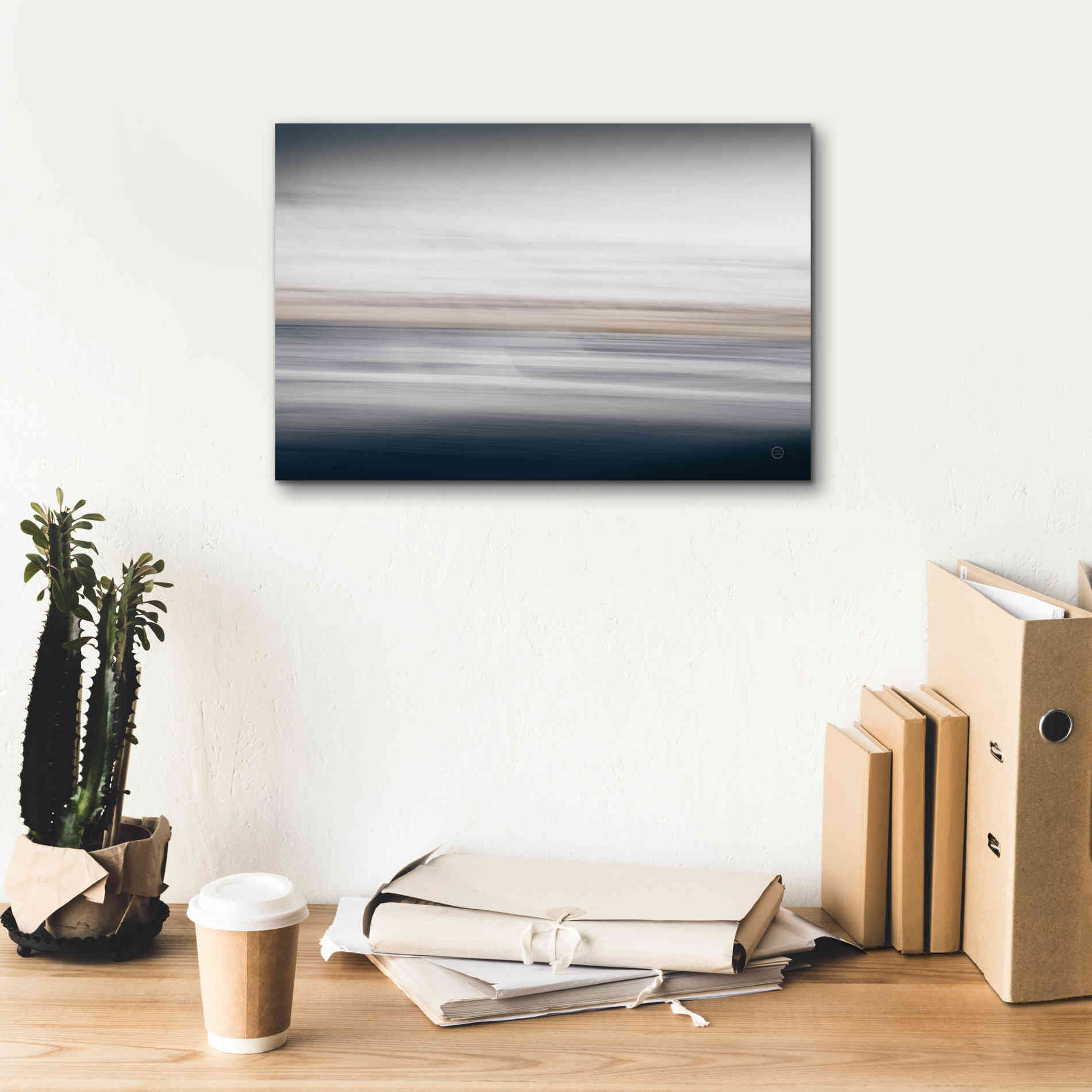 'Waves Move Me IV' by Nathan Larson, Canvas Wall Art,18 x 12