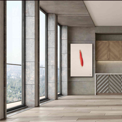 Image of 'Floating Feathers II' by Nathan Larson, Canvas Wall Art,40 x 60
