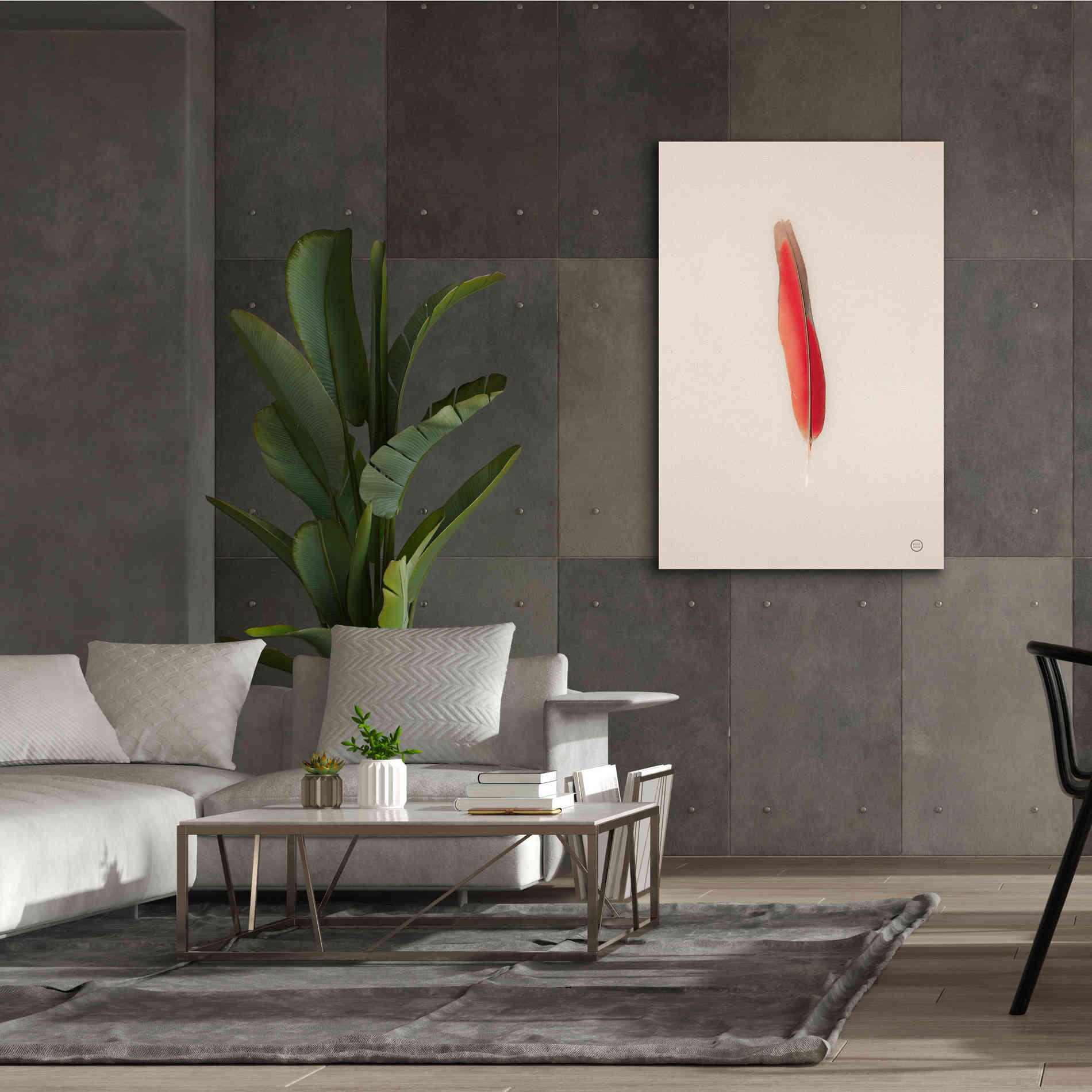'Floating Feathers II' by Nathan Larson, Canvas Wall Art,40 x 60