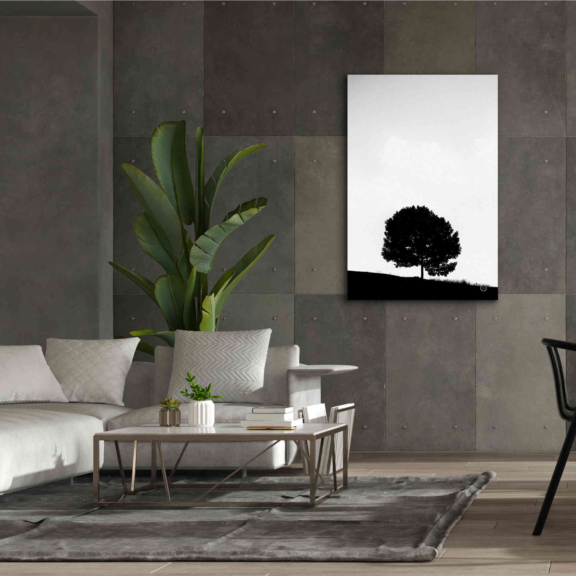 'Lone Tree Hill' by Nathan Larson, Canvas Wall Art,40 x 60