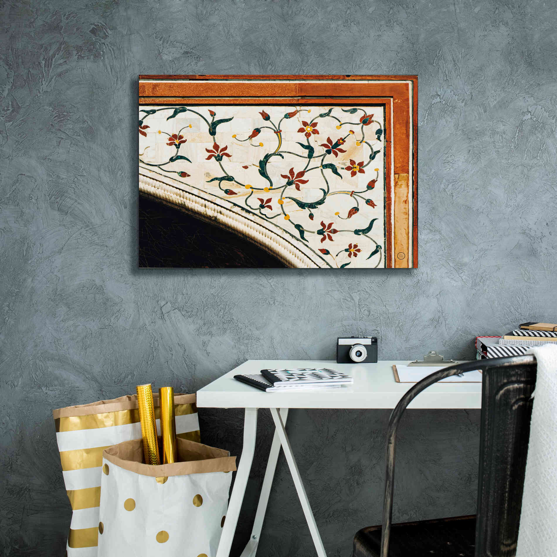 'Mosaic I' by Nathan Larson, Canvas Wall Art,26 x 18