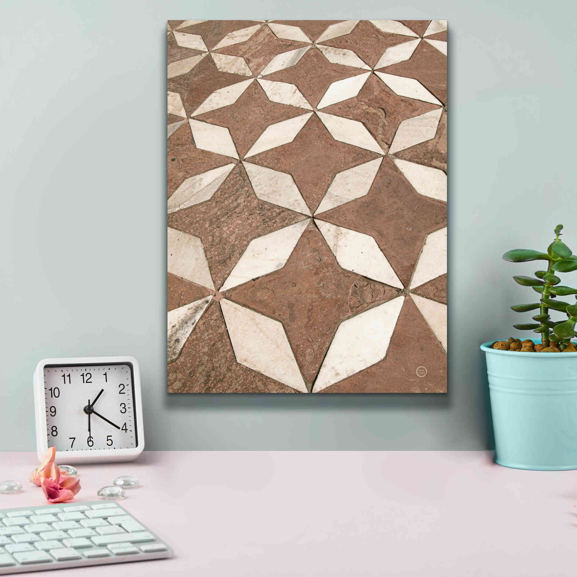 'Mosaic III' by Nathan Larson, Canvas Wall Art,12 x 16