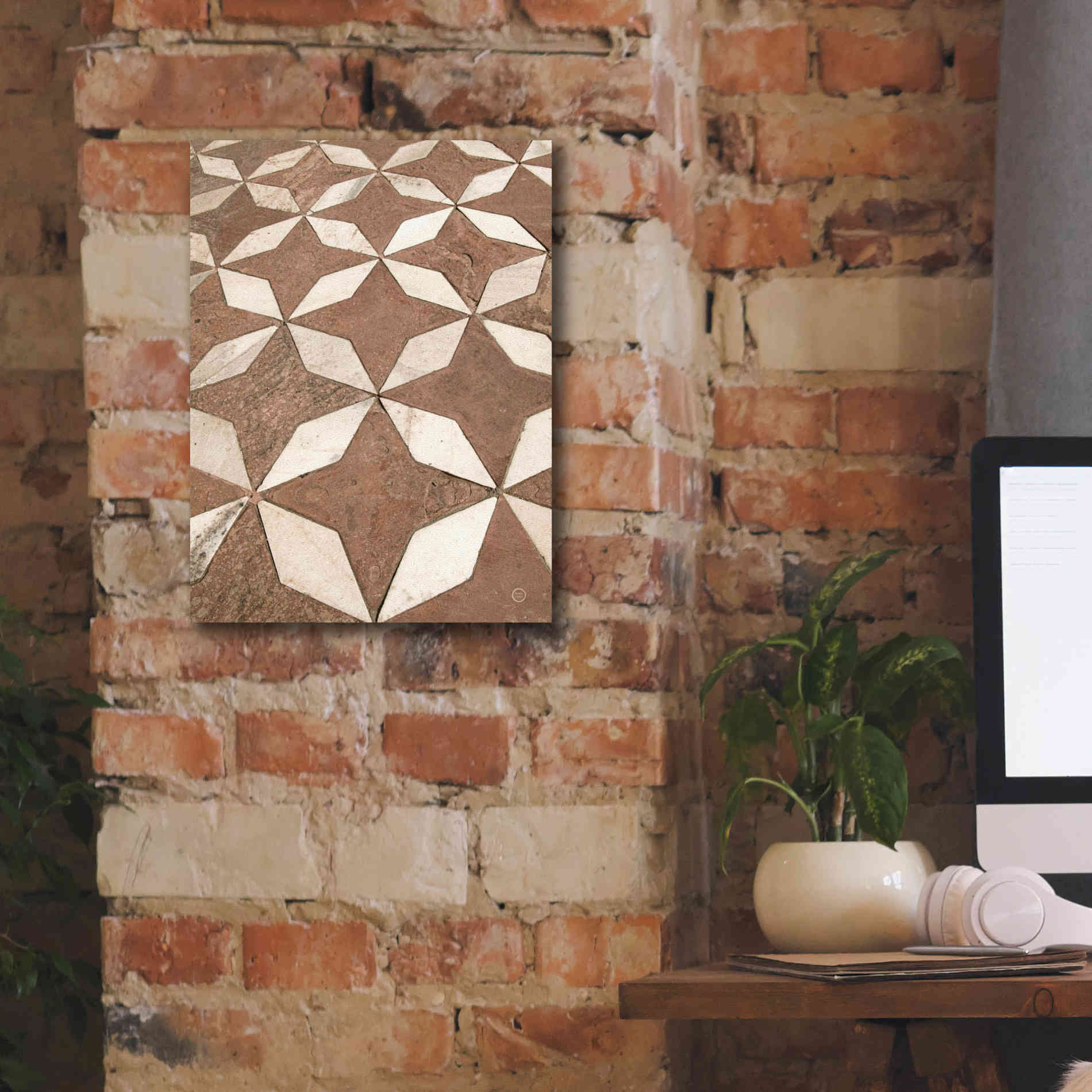 'Mosaic III' by Nathan Larson, Canvas Wall Art,12 x 16