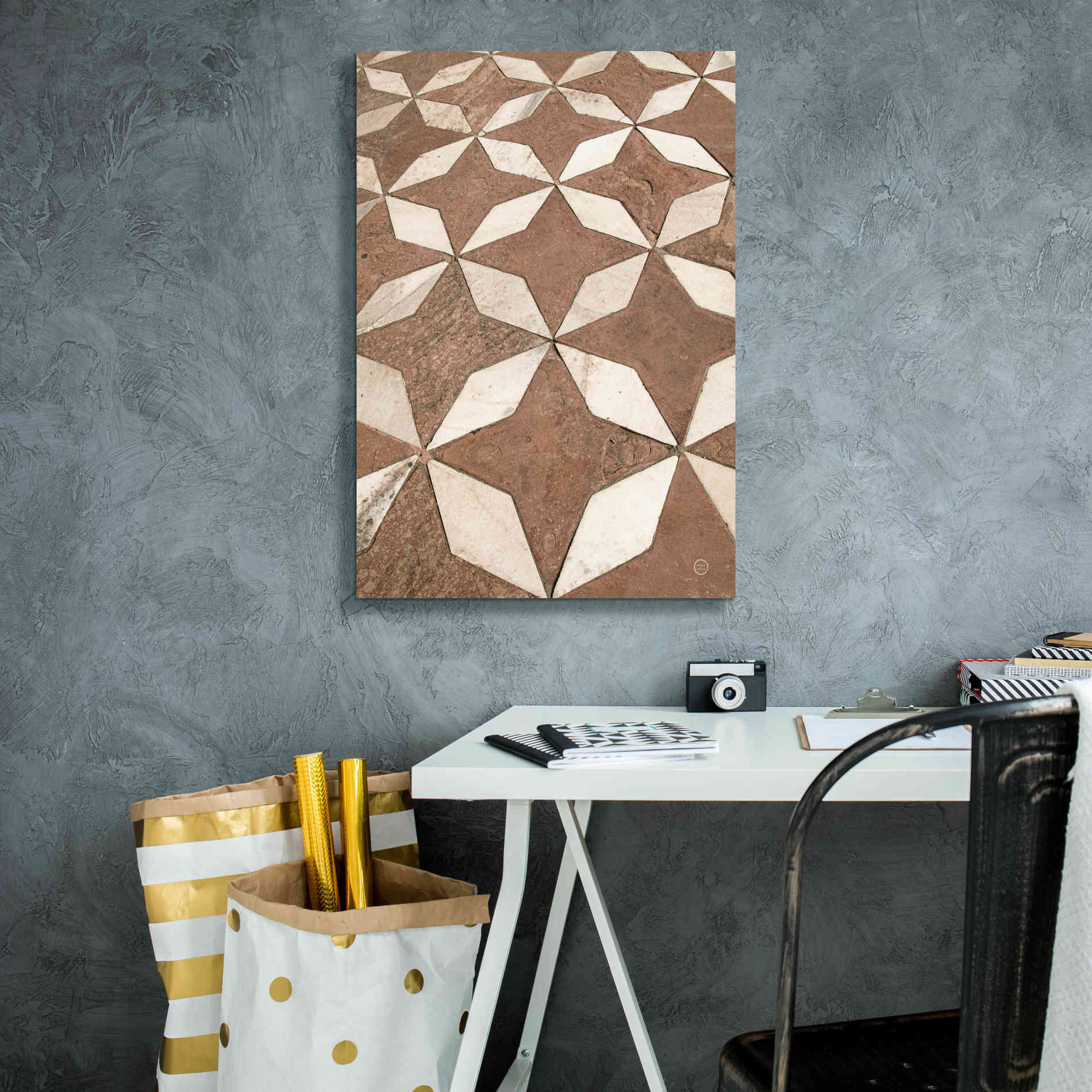 'Mosaic III' by Nathan Larson, Canvas Wall Art,18 x 26