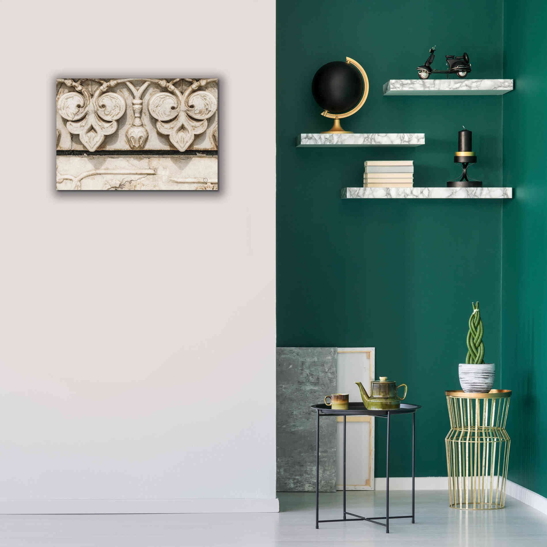 'Sculptural Detail' by Nathan Larson, Canvas Wall Art,26 x 18