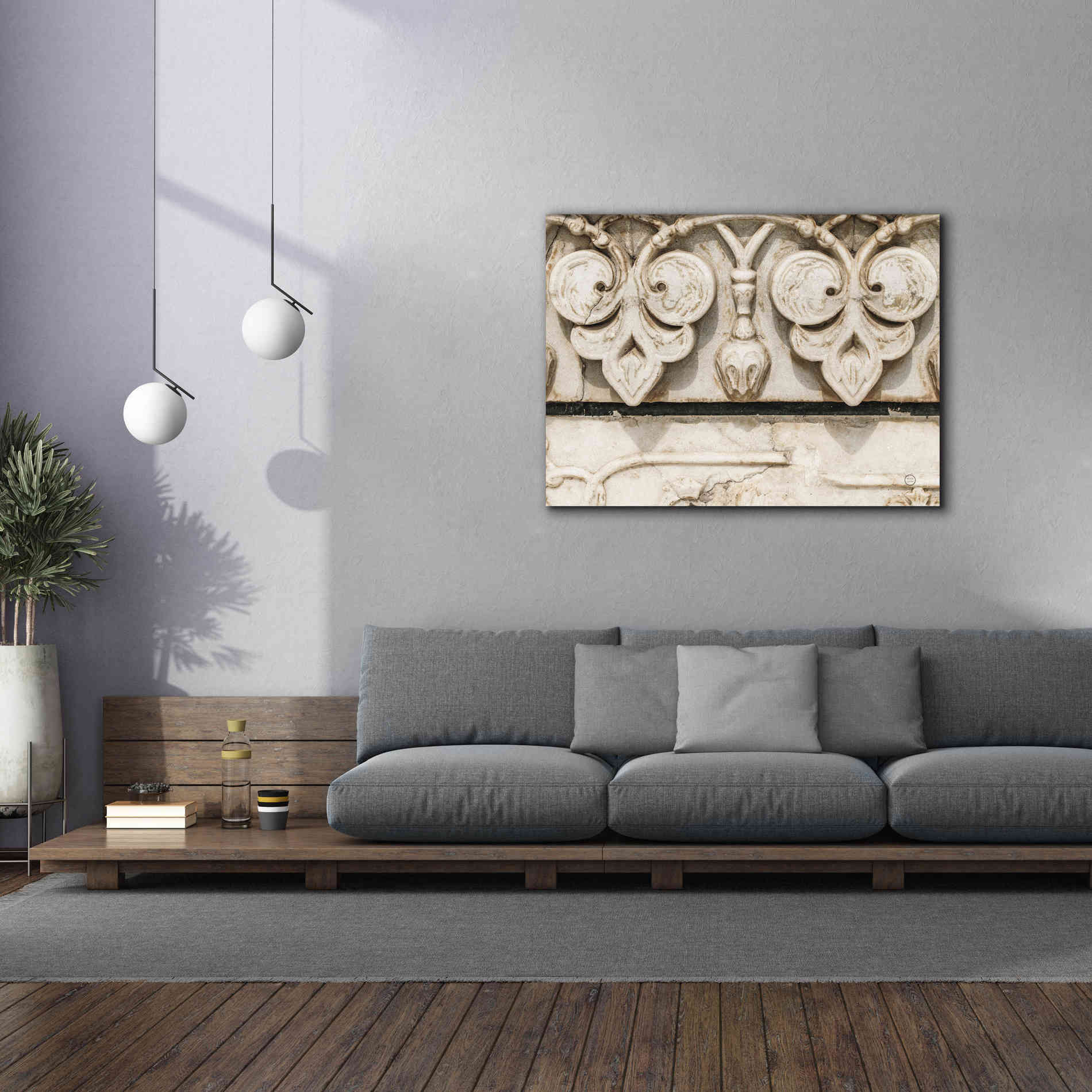'Sculptural Detail' by Nathan Larson, Canvas Wall Art,54 x 40
