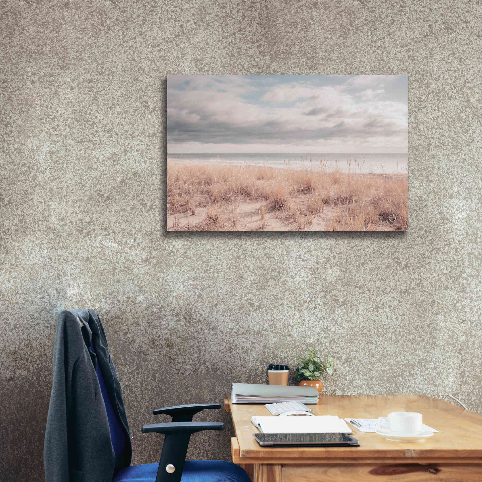 'Soft Oceans' by Nathan Larson, Canvas Wall Art,40 x 26