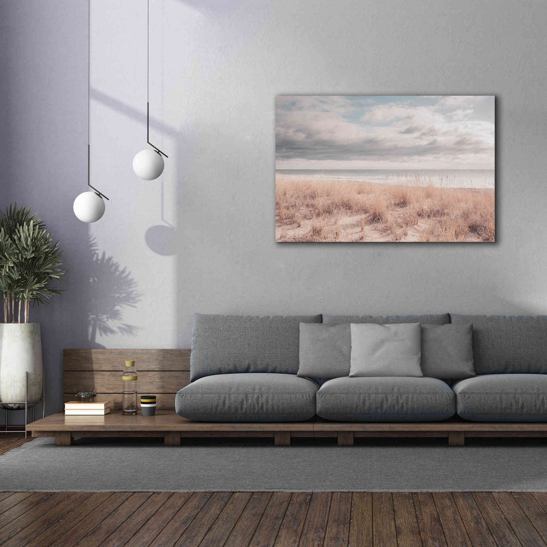 'Soft Oceans' by Nathan Larson, Canvas Wall Art,60 x 40