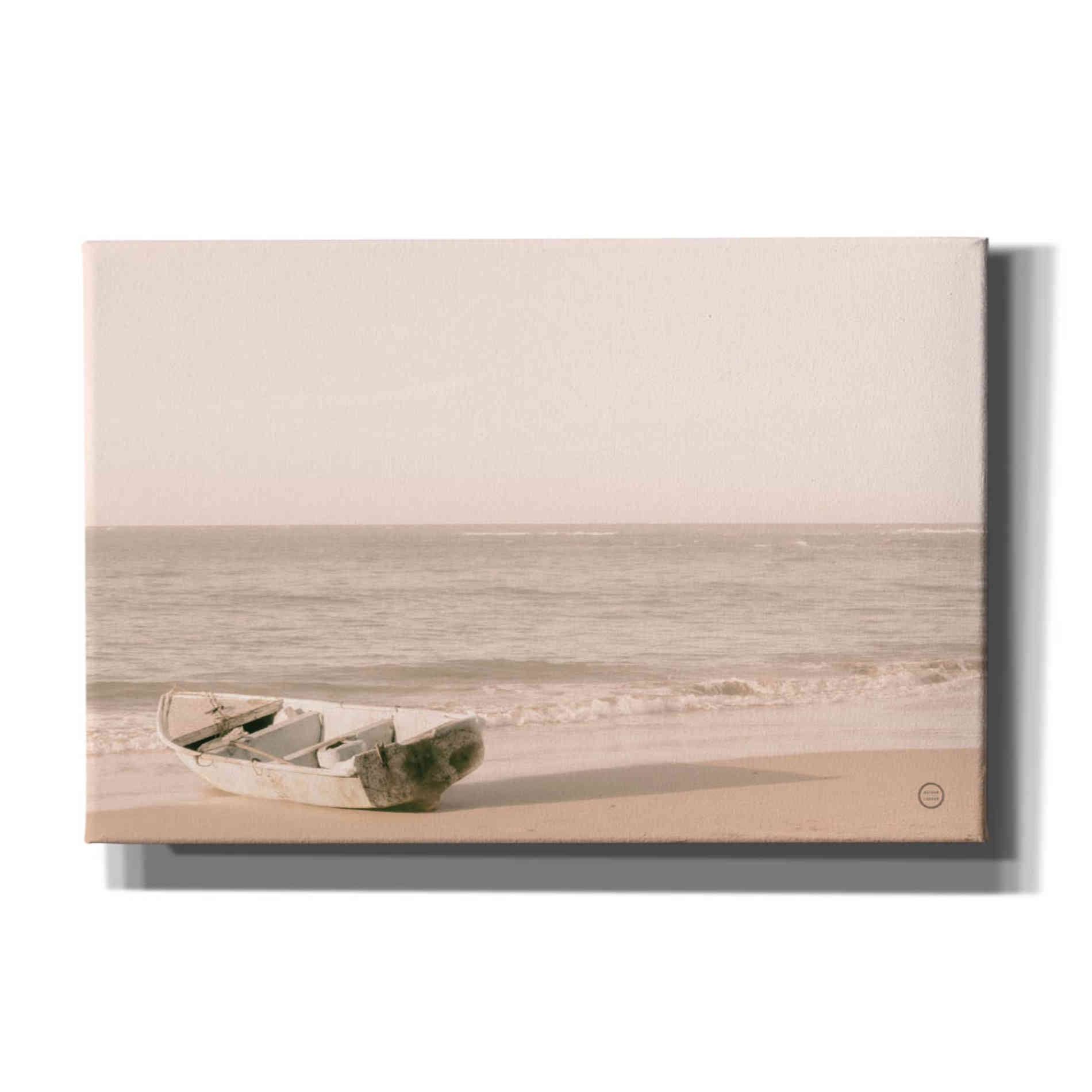 'Fishing Boat at Sunset' by Nathan Larson, Canvas Wall Art