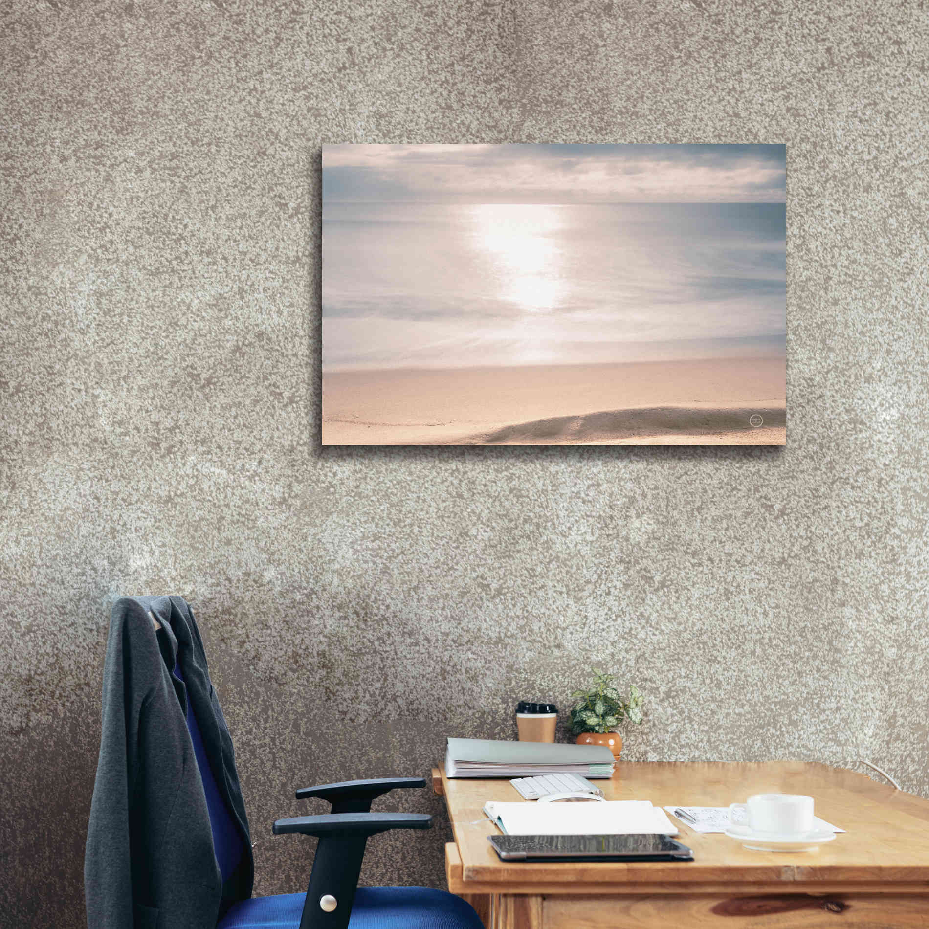 'Smooth Waters' by Nathan Larson, Canvas Wall Art,40 x 26