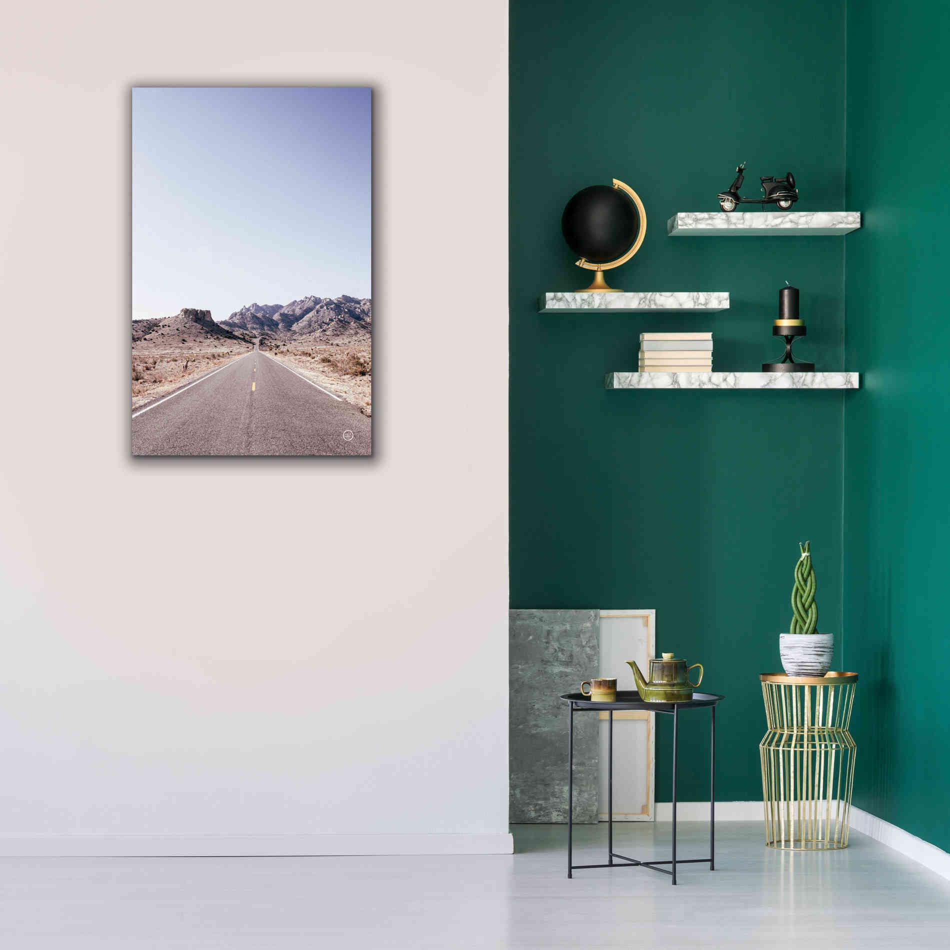 'Dusty Desert Dreams Road' by Nathan Larson, Canvas Wall Art,26 x 40