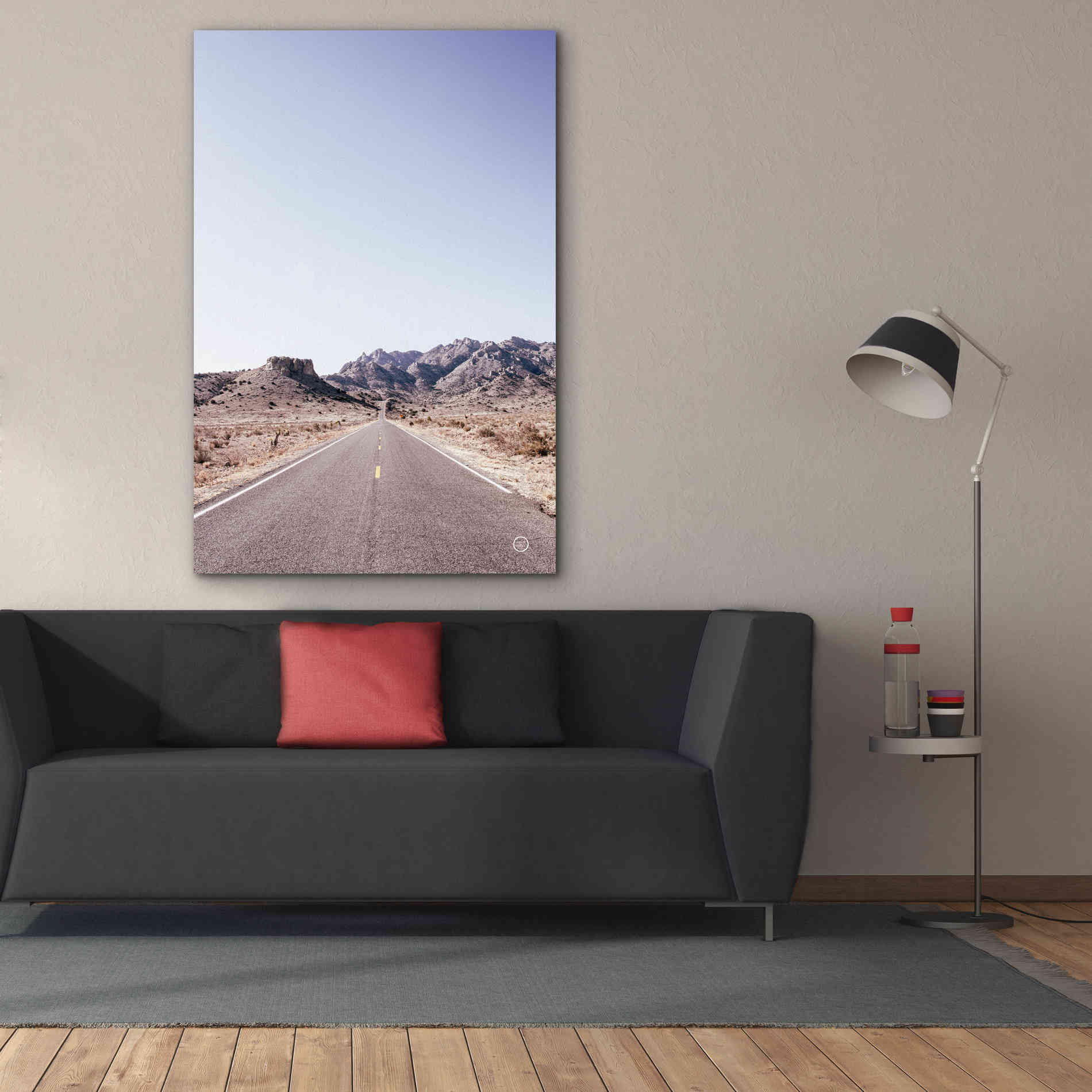 'Dusty Desert Dreams Road' by Nathan Larson, Canvas Wall Art,40 x 60