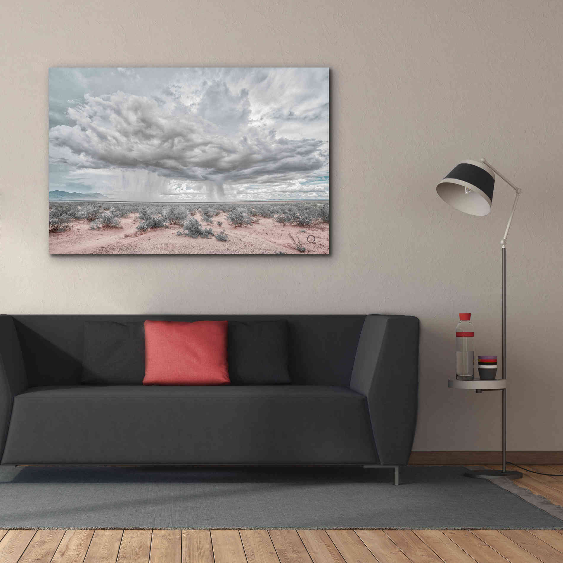 'New Mexico Rain' by Nathan Larson, Canvas Wall Art,60 x 40