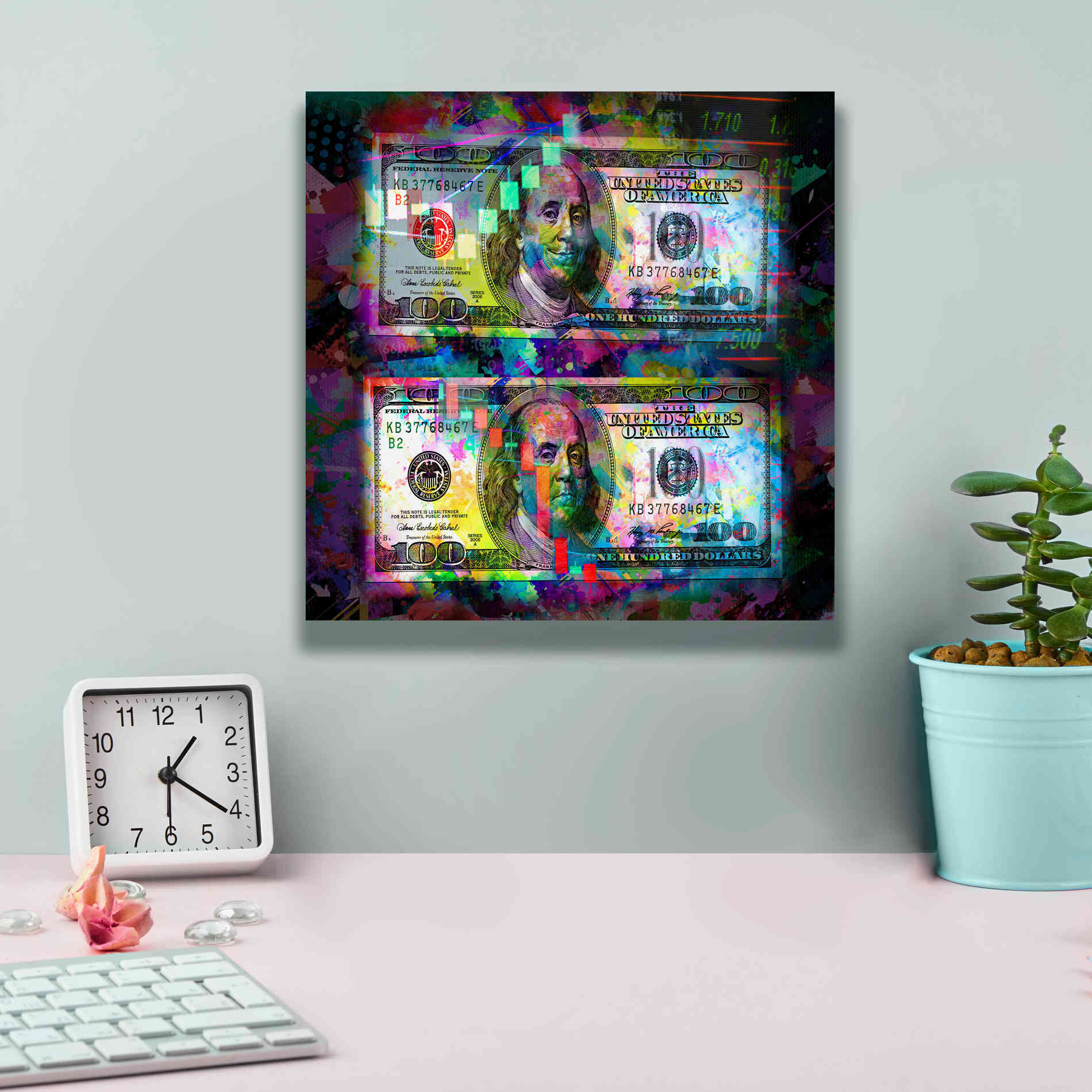 'Good Day Bad Day,' Canvas Wall Art,12x12