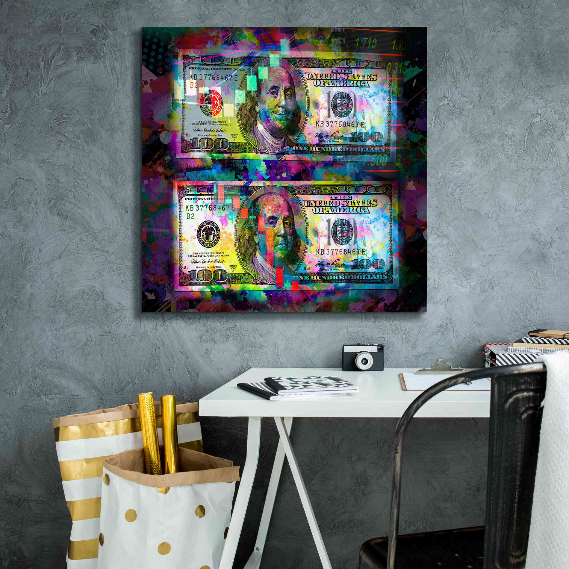 'Good Day Bad Day,' Canvas Wall Art,26x26